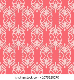 Ethnic boho seamless pattern. Traditional ornament. Geometric background. Folk motif. Textile rapport.