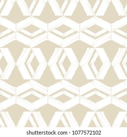 Ethnic boho seamless pattern. Traditional ornament. Geometric background. Tribal pattern. Folk motif. Textile rapport.