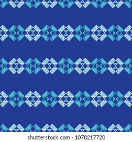 Ethnic boho seamless pattern. Traditional ornament. Geometric background. Tribal pattern. Folk motif. Textile rapport.