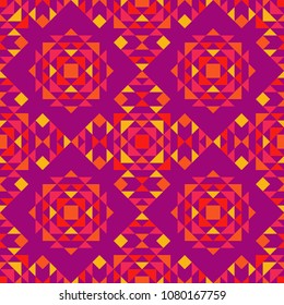 Ethnic boho seamless pattern. Traditional ornament. Geometric background. Tribal pattern. Folk motif. Textile rapport.