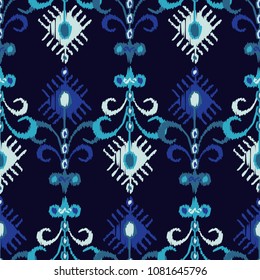 Ethnic boho seamless pattern. Traditional ornament. Geometric background. Folk motif. Textile rapport.