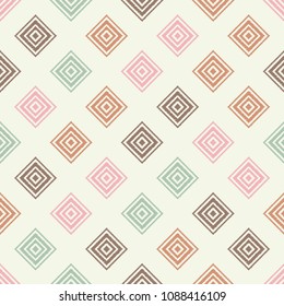 Ethnic boho seamless pattern. Traditional ornament. Geometric background. Folk motif. Textile rapport.