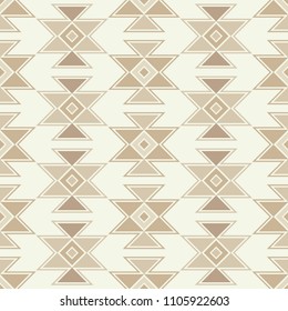 Ethnic boho seamless pattern.  Traditional ornament. Geometric background. Tribal pattern. Folk motif. Textile rapport.