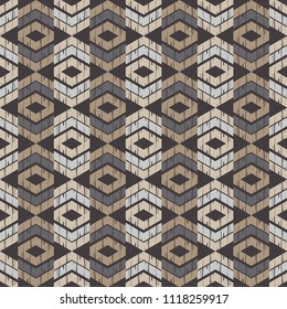 Ethnic boho seamless pattern.  Traditional ornament. Geometric background. Tribal pattern. Folk motif. Textile rapport.