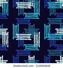Ethnic boho seamless pattern.  Traditional ornament. Geometric background. Tribal pattern. Folk motif. Textile rapport.