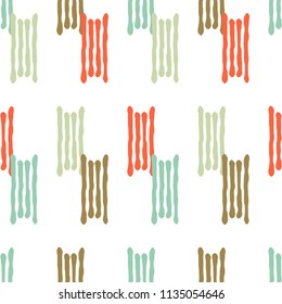 Ethnic boho seamless pattern.  Traditional ornament. Geometric background. Tribal pattern. Folk motif. Textile rapport.
