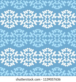 Ethnic boho seamless pattern.  Traditional ornament. Geometric background. Tribal pattern. Folk motif. Textile rapport.