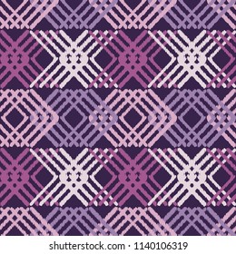 Ethnic boho seamless pattern. Traditional ornament. Geometric background. Tribal pattern. Folk motif. Textile rapport.
