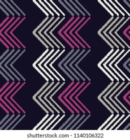 Ethnic boho seamless pattern. Traditional ornament. Geometric background. Tribal pattern. Folk motif. Textile rapport.