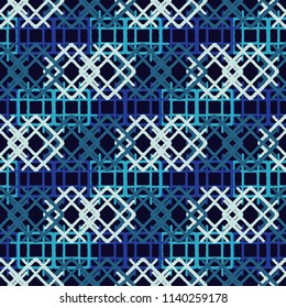 Ethnic boho seamless pattern. Traditional ornament. Geometric background. Tribal pattern. Folk motif. Textile rapport.