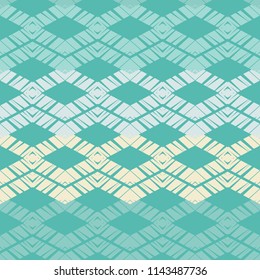 Ethnic boho seamless pattern. Traditional ornament. Geometric background. Tribal pattern. Folk motif. Textile rapport.
