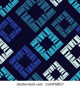 Ethnic boho seamless pattern. Traditional ornament. Geometric background. Tribal pattern. Folk motif. Textile rapport.