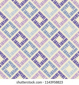 Ethnic boho seamless pattern. Traditional ornament. Geometric background. Tribal pattern. Folk motif. Textile rapport.