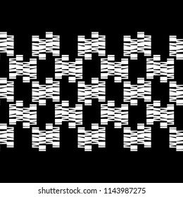 Ethnic boho seamless pattern. Traditional ornament. Geometric background. Tribal pattern. Folk motif. Textile rapport.