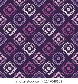 Ethnic boho seamless pattern. Traditional ornament. Geometric background. Tribal pattern. Folk motif. Textile rapport.
