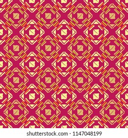 Ethnic boho seamless pattern. Traditional ornament. Geometric background. Tribal pattern. Folk motif. Textile rapport.