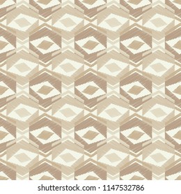 Ethnic boho seamless pattern. Traditional ornament. Geometric background. Tribal pattern. Folk motif. Textile rapport.