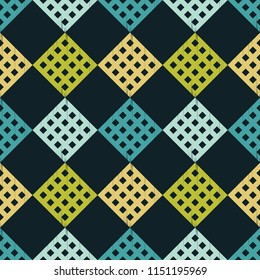 Ethnic boho seamless pattern. Traditional ornament. Geometric background. Tribal pattern. Folk motif. Textile rapport.
