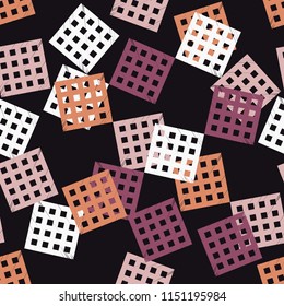 Ethnic boho seamless pattern. Traditional ornament. Geometric background. Tribal pattern. Folk motif. Textile rapport.