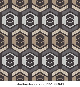 Ethnic boho seamless pattern. Traditional ornament. Geometric background. Tribal pattern. Folk motif. Textile rapport.