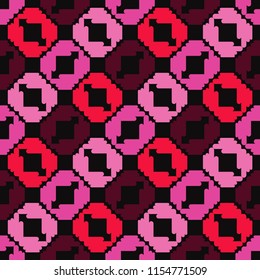 Ethnic boho seamless pattern. Traditional ornament. Geometric background. Tribal pattern. Folk motif. Textile rapport.