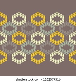 Ethnic boho seamless pattern. Traditional ornament. Geometric background. Tribal pattern. Folk motif. Textile rapport.