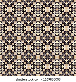 Ethnic boho seamless pattern. Traditional ornament. Geometric background. Tribal pattern. Folk motif. Textile rapport.
