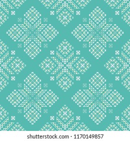 Ethnic boho seamless pattern. Traditional ornament. Geometric background. Tribal pattern. Folk motif. Textile rapport.