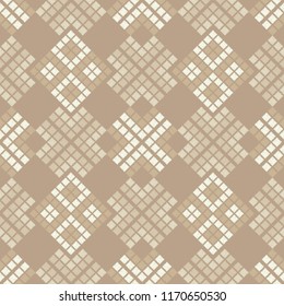 Ethnic boho seamless pattern. Traditional ornament. Geometric background. Tribal pattern. Folk motif. Textile rapport.
