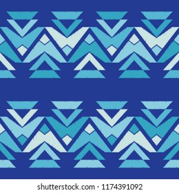 Ethnic boho seamless pattern. Traditional ornament. Geometric background. Tribal pattern. Folk motif. Textile rapport.