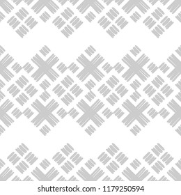 Ethnic boho seamless pattern. Traditional ornament. Geometric background. Tribal pattern. Folk motif. Textile rapport.