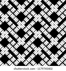 Ethnic boho seamless pattern. Traditional ornament. Geometric background. Tribal pattern. Folk motif. Textile rapport.
