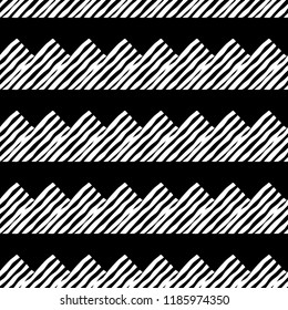 Ethnic boho seamless pattern. Traditional ornament. Geometric background. Tribal pattern. Folk motif. Can be used for wallpaper, textile, invitation card, wrapping, web page background.