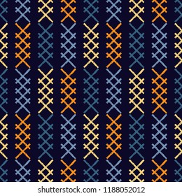 Ethnic boho seamless pattern. Traditional ornament. Tribal pattern. Folk motif. Can be used for wallpaper, textile, invitation card, wrapping, web page background.