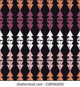 Ethnic boho seamless pattern. Traditional ornament. Tribal pattern. Folk motif. Can be used for wallpaper, textile, invitation card, wrapping, web page background.