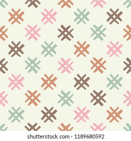 Ethnic boho seamless pattern. Traditional ornament. Tribal pattern. Folk motif. Can be used for wallpaper, textile, invitation card, wrapping, web page background.