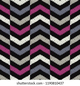 Ethnic boho seamless pattern. Traditional ornament. Tribal pattern. Folk motif. Can be used for wallpaper, textile, invitation card, wrapping, web page background.