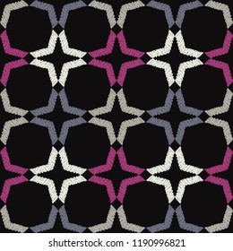 Ethnic boho seamless pattern. Traditional ornament. Tribal pattern. Folk motif. Can be used for wallpaper, textile, invitation card, wrapping, web page background.