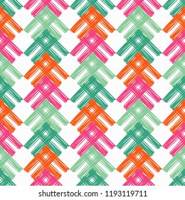 Ethnic boho seamless pattern. Traditional ornament. Tribal pattern. Folk motif. Can be used for wallpaper, textile, invitation card, wrapping, web page background.