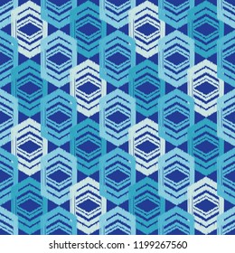 Ethnic boho seamless pattern. Traditional ornament. Brushwork. Hand hatching. Tribal pattern. Folk motif. Can be used for wallpaper, textile, invitation card, wrapping, web page background.