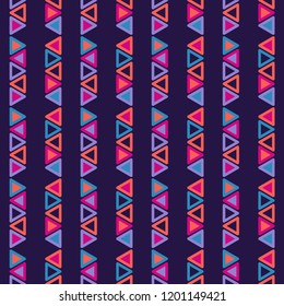 Ethnic boho seamless pattern. Traditional ornament. Tribal pattern. Folk motif. Can be used for wallpaper, textile, invitation card, wrapping, web page background.
