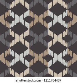Ethnic boho seamless pattern. Traditional ornament. Tribal pattern. Folk motif. Can be used for wallpaper, textile, invitation card, wrapping, web page background.
