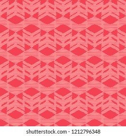 Ethnic boho seamless pattern. Traditional ornament. Brushwork. Hand hatching. Tribal pattern. Folk motif. Can be used for wallpaper, textile, invitation card, wrapping, web page background.