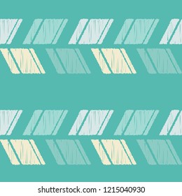 Ethnic boho seamless pattern. Traditional ornament. Brushwork. Hand hatching. Tribal pattern. Folk motif. Can be used for wallpaper, textile, invitation card, wrapping, web page background.