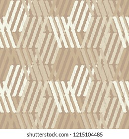 Ethnic boho seamless pattern. Traditional ornament. Brushwork. Hand hatching. Tribal pattern. Folk motif. Can be used for wallpaper, textile, invitation card, wrapping, web page background.