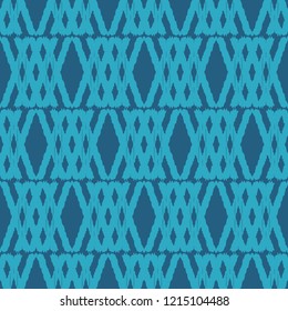 Ethnic boho seamless pattern. Traditional ornament. Brushwork. Hand hatching. Tribal pattern. Folk motif. Can be used for wallpaper, textile, invitation card, wrapping, web page background.