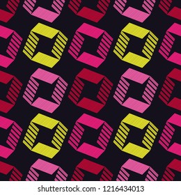 Ethnic boho seamless pattern. Traditional ornament. Tribal pattern. Folk motif. Can be used for wallpaper, textile, invitation card, wrapping, web page background.