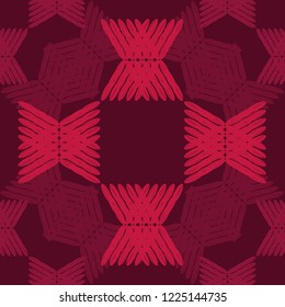 Ethnic boho seamless pattern. Traditional ornament. Tribal pattern. Folk motif. Can be used for wallpaper, textile, invitation card, wrapping, web page background.