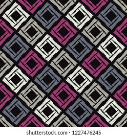 Ethnic boho seamless pattern. Traditional ornament. Tribal pattern. Folk motif. Can be used for wallpaper, textile, invitation card, wrapping, web page background.
