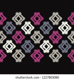 Ethnic boho seamless pattern. Traditional ornament. Tribal pattern. Folk motif. Can be used for wallpaper, textile, invitation card, wrapping, web page background.
